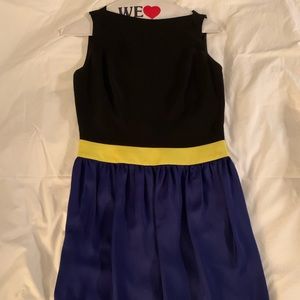 Martin Grant black/blue dress - size 36 (2)